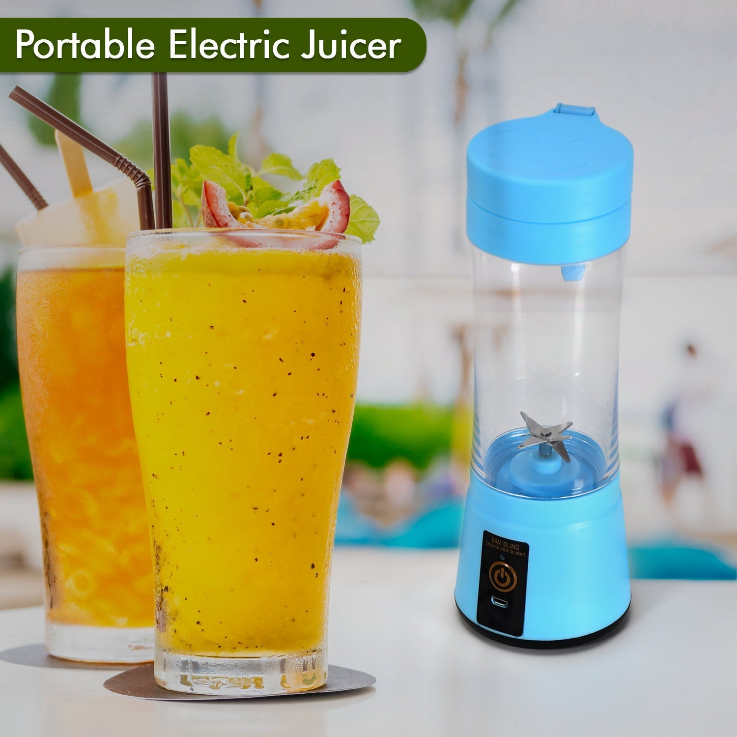 portable juicer cup India, USB rechargeable blender, 6 blade juicer mixer, mini fruit juice maker, vegetable juice extractor blender, portable smoothie blender India, rechargeable juicer for travel, USB mini juice blender, fruit mixer bottle India, personal juice blender cup

