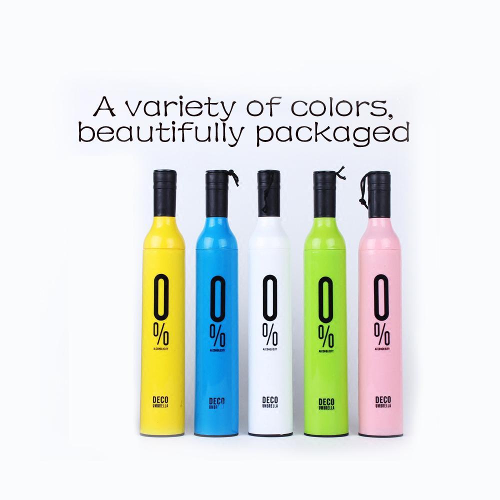 wine bottle umbrella, bottle shaped umbrella, compact folding umbrella, mini umbrella with case, quirky gift umbrella, stylish portable umbrella, pocket travel umbrella, 