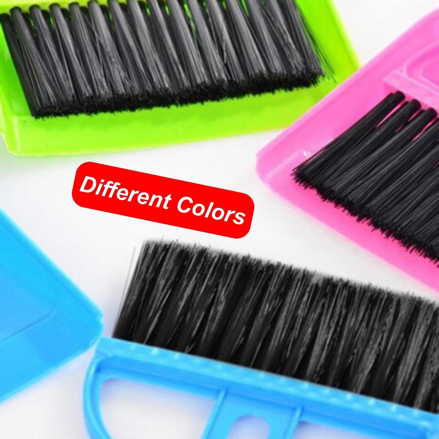 Mini cleaning set with sturdy dustpan and brush. mini dustpan set, brush and pan cleaning tool, keyboard cleaning brush, car dashboard cleaner, table crumb brush, compact dustpan and broom set