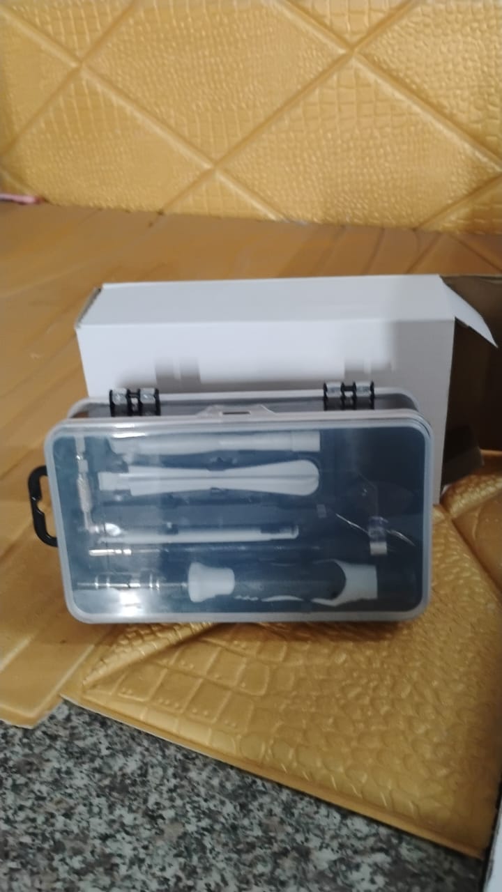 electronic maintenance toolkit for professionals, portable gadget repair kit with handle, screwdriver set for microelectronics repair,
