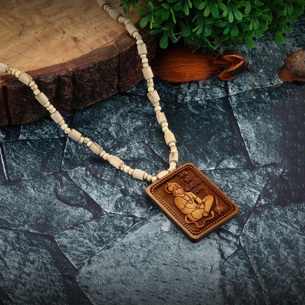 Bageshwar Dham Tulsi Mala with Wooden Hanumanji Locket | Spiritual Kanthi Mala for Men, Bageshwar Dham tulsi mala, tulsi mala with hanuman locket, tulsi kanthi mala, wooden hanumanji locket, tulsi mala for men, hanuman tulsi mala, spiritual mala for men, tulsi mala with wooden locket, tulsi mala benefits, bageshwar dham hanuman mala, original tulsi mala, handmade tulsi kanthi mala, hanuman locket mala, wooden hanuman pendant, tulsi mala for peace, religious mala for men, tulsi mala stress relief