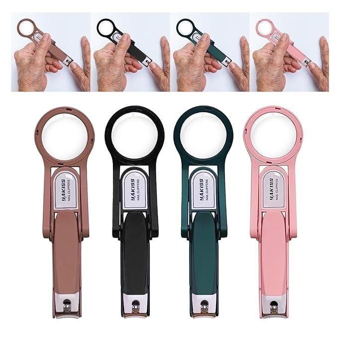 nail clipper with magnifying glass India, magnifying nail cutter, stainless steel nail clipper, nail cutter for kids and adults, nail trimmer with magnifier lens, precision nail clipper India, nail cutting tool with magnifier, best nail clipper with magnifying glass, safe nail cutter for elderly India, magnifier nail trimmer

