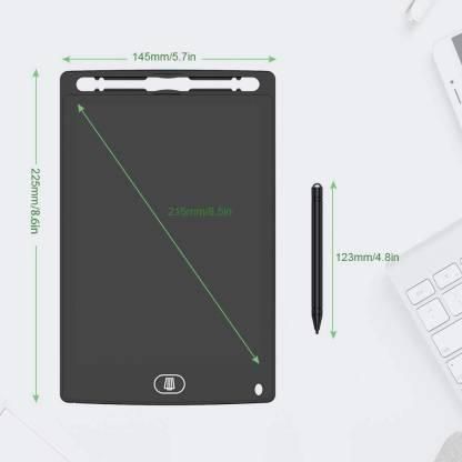 best multicolor LCD writing tablet for kids India, 8.5 inch reusable drawing and writing board for children, portable LCD writing screen for toddlers
