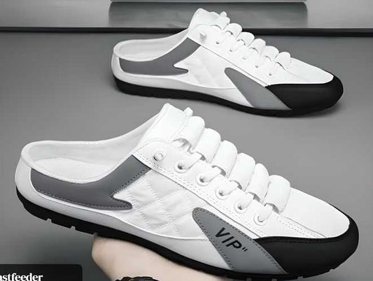 Men's White Half Casual Shoes Lightweight – Synthetic Upper Airmix Sole, men white casual shoes, men's white half shoes, white casual shoes men, synthetic casual shoes men, men’s lace-up white shoes, lightweight casual shoes men, airmix sole shoes men, comfortable white casual shoes, men’s daily wear shoes white, stylish white shoes men, men's casual sneakers white, breathable synthetic shoes men

