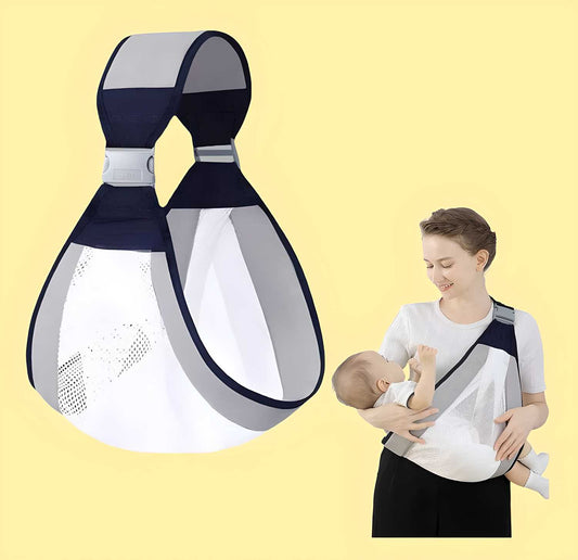 Breathable Mesh Baby Carrier for Newborn to Toddler – Adjustable & Lightweight Sling for Travel (Pack of 1), baby carrier, newborn baby carrier, toddler carrier, adjustable baby sling, breathable baby wrap, mesh baby carrier, baby sling for travel, ergonomic baby carrier, front facing baby carrier, cotton baby carrier

