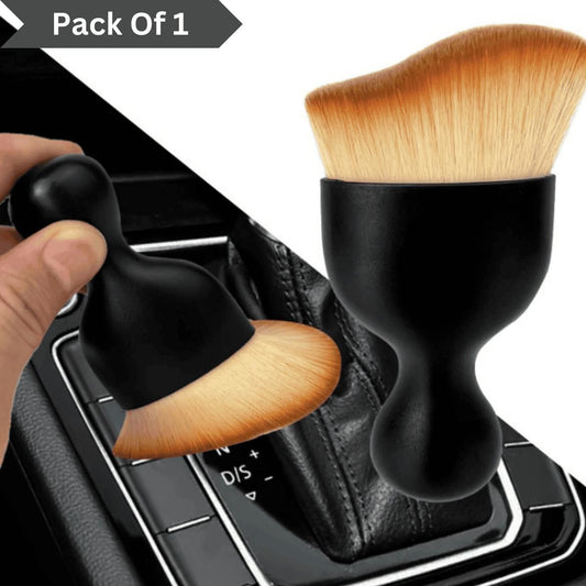 Car Interior Dust Brush – Black, Durable Auto Cleaning Tool, car interior dust brush, car cleaning brush, dust brush for car interiors, car dashboard cleaning brush, car upholstery brush, black car dust brush, auto dust brush, vehicle interior cleaner brush

