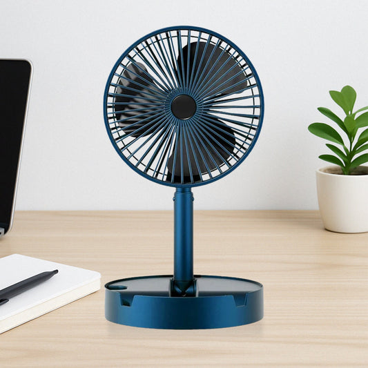 foldable desktop fan, USB table fan, telescopic fan, silent desk fan, portable travel fan, adjustable height fan, mini table fan, personal fan