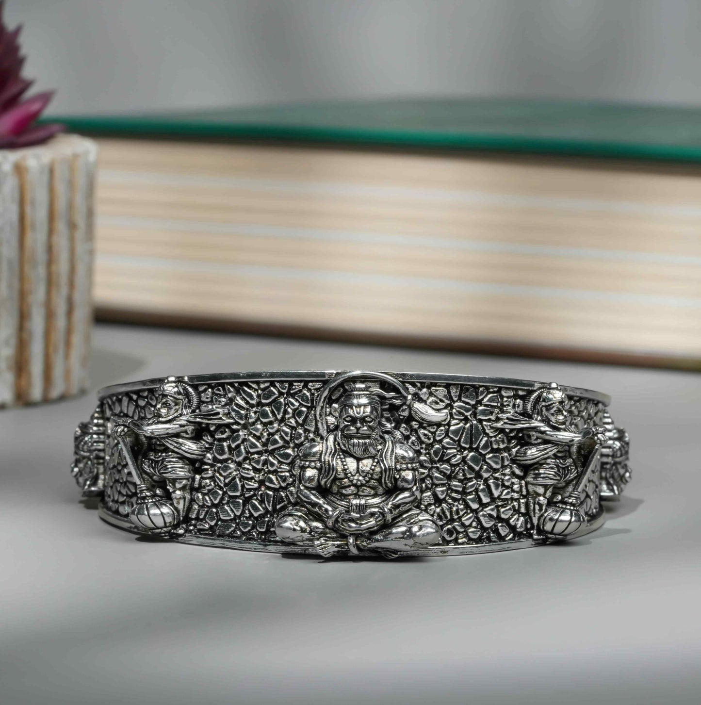 hanumanji kada, bajrangbali kada, stainless steel bracelet men, hanuman bracelet men, spiritual bracelet men, devotional bracelet men, stainless steel kada, men’s spiritual jewelry, hanumanji bracelet, bajrangbali jewelry men

