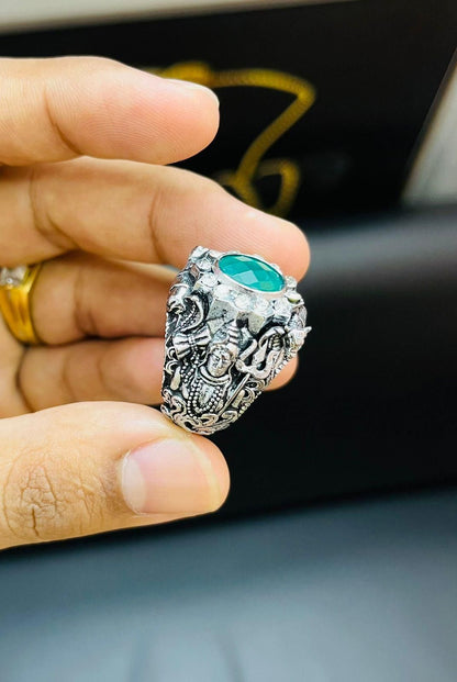 lord shiva ring, oxidised silver ring, silver ring men, religious jewelry men, casual ring men, lord shiva jewelry, silver ring casual wear, men's religious ring, oxidised jewelry men, silver ring design men

