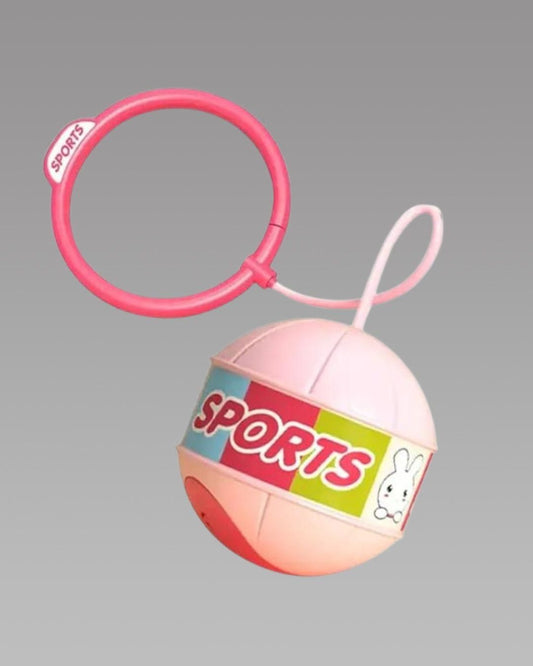 Skip Ball for Kids – Foldable Colorful Flash Wheel Ankle Fitness Toy, skip ball for kids, foldable skip ball, colorful flash wheel ball, kids fitness toys, ankle skip ball, portable jump ball, bouncing sport ball for kids, kids outdoor fitness toy, skip ball for girls and boys, plastic skip ball toy

