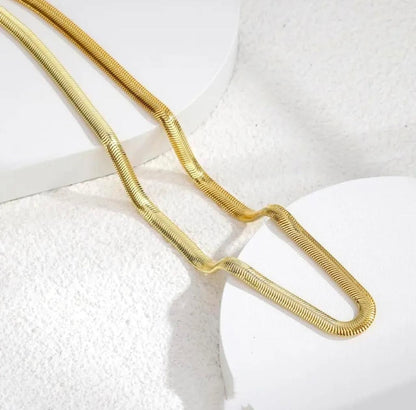 Men’s Golden Snake Chain – Gold Plated Stainless Steel Casual Necklace, men’s gold plated snake chain, golden snake chain for men, stainless steel gold chain men, casual men’s chain gold plated, men’s gold chain necklace, pack of 1 gold chain, durable snake chain for men, men’s fashion gold chain, lightweight gold plated chain men, daily wear gold snake chain, stylish men’s gold chain, men’s chain for casual wear, gold plated stainless steel chain men, affordable gold chain for men, men’s necklace gold plat