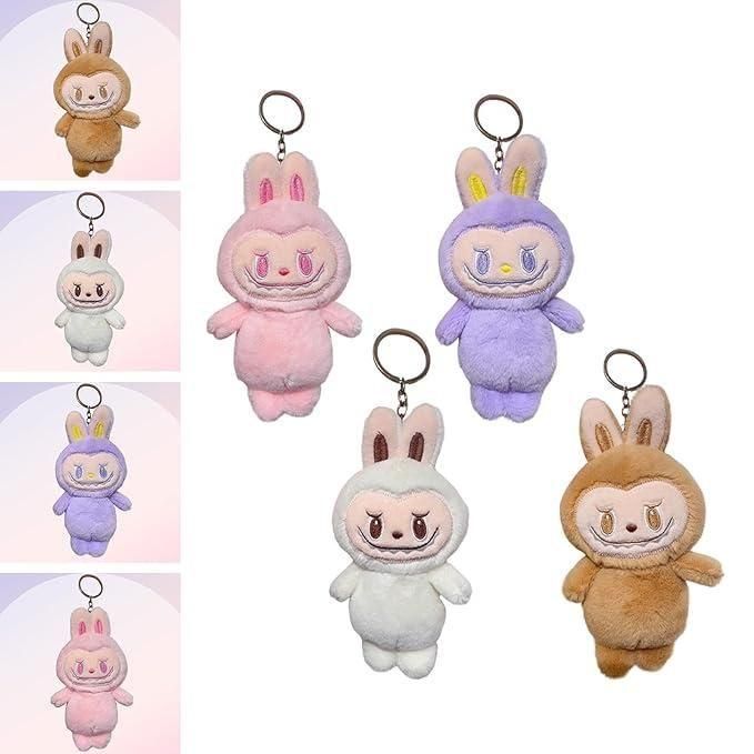 Labubu Doll Plush Toy - Cute Mischievous Monster 8cm Assorted