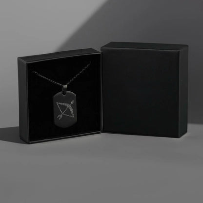 Stylish Ram Naam pendant with black chain, Men's Ram Baan necklace close-up, Black chain Ram Naam pendant for men, Microcarved Ram Baan pendant necklace, Elegant Ram Naam tag necklace for men, Traditional Ram Baan necklace with black chain, Durable Ram Baan pendant for men, Fashionable Ram Naam microcarved necklace, Men’s religious Ram Baan tag necklace