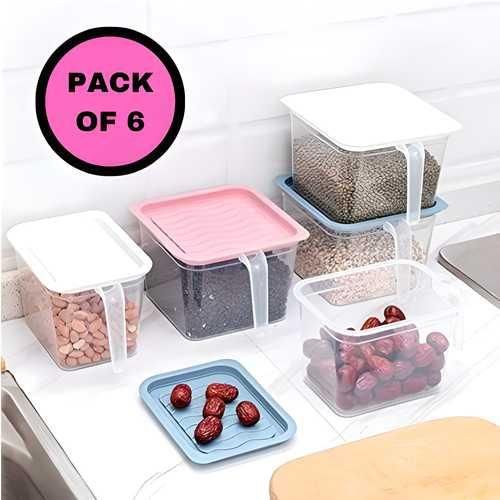 blue fridge storage baskets for kitchen, plastic food storage containers for fridge, unbreakable fridge baskets with lids, durable 1000ml kitchen containers for storage, stackable fridge storage containers blue,