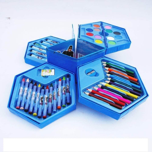 46 Piece Art Set for Kids – Complete Drawing, Painting & Coloring Kit with Crayons, Sketch Pens, Pencils & More, 46 piece art set, art supplies for kids, kids drawing kit, painting and coloring set, sketch and paint kit, coloring set for children, art set with crayons and sketch pens, beginner art kit, kids craft and art supplies, creative gift for kids

