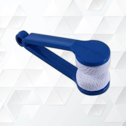 Mini microfiber eyeglass cleaner for sunglasses and spectacles. mini eyeglass cleaner, microfiber spectacles cleaner, lens cleaning brush, sunglass lens cleaner, pocket eyeglass cleaner, lens brush tool