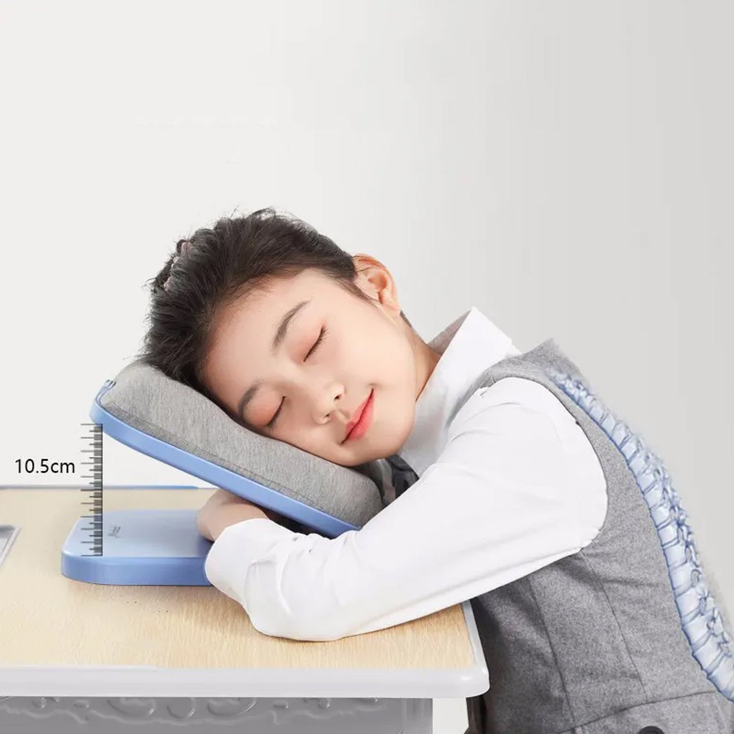 Soft nap pillow for kids and office use, nap pillow, kids desk pillow, foldable nap cushion, portable nap pillow, office nap pillow, travel pillow, soft doughnut pillow, head support cushion