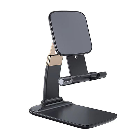 foldable universal mobile phone holder for table, desk stand folding phone holder, adjustable pocket‑sized mobile stand, compact foldable smartphone tablet desk stand

