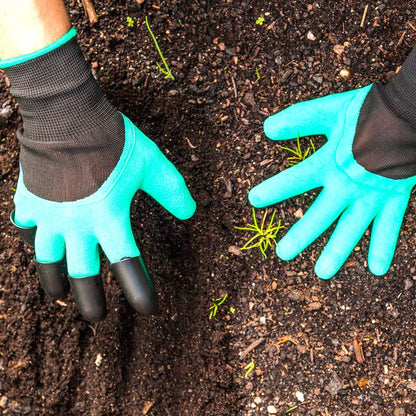 Gardening gloves with colorful patterns. garden gloves with claws, gardening gloves waterproof, digging gloves, planting gloves, claw gloves for gardening, garden tools gloves, unisex garden gloves
