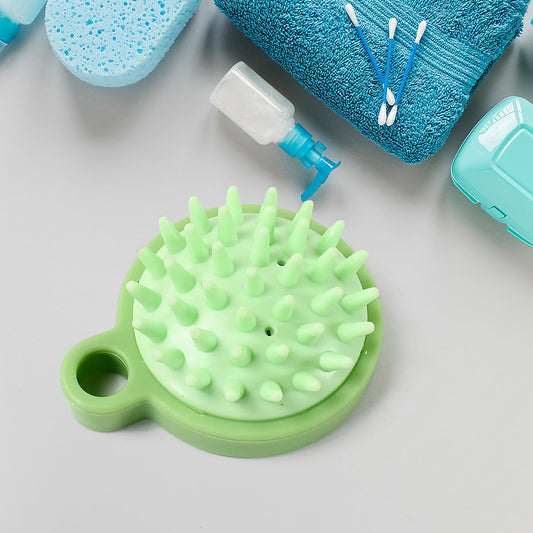portable soft silicone scalp massage comb, waterproof scalp shampoo brush, shower hair scrubber comb, handheld silicone scalp massager, travel silicone hair brush


