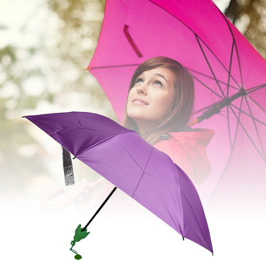 vegetable-shaped mini folding umbrella, compact umbrella with sealed case, cute travel umbrella with UV and rain protection,