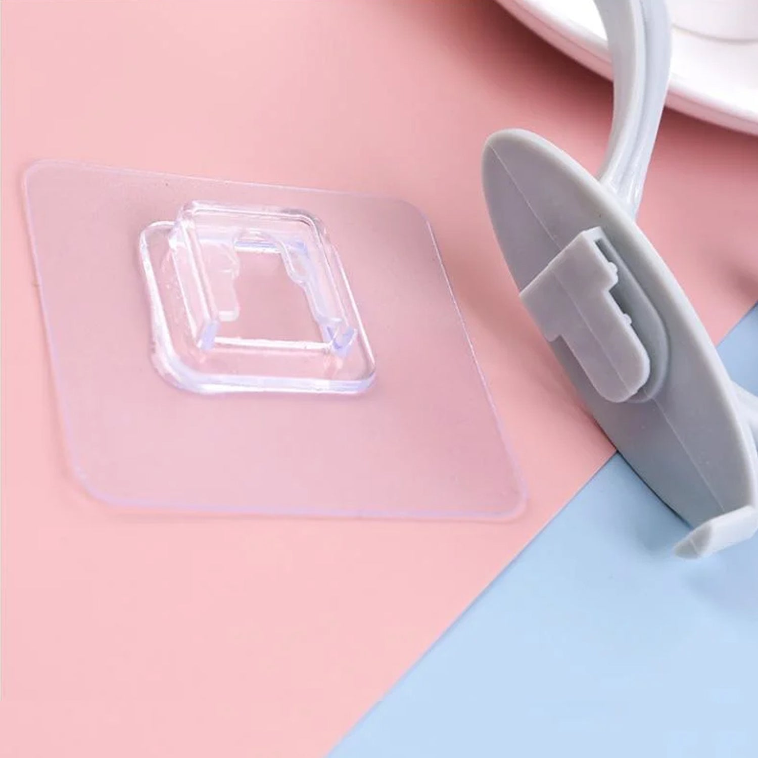 Convenient plastic wall hook, self-adhesive. adhesive wall hook, waterproof wall hook, kitchen towel hook, bathroom hook, oil proof wall hanger, key holder, self adhesive hook, no drill hook