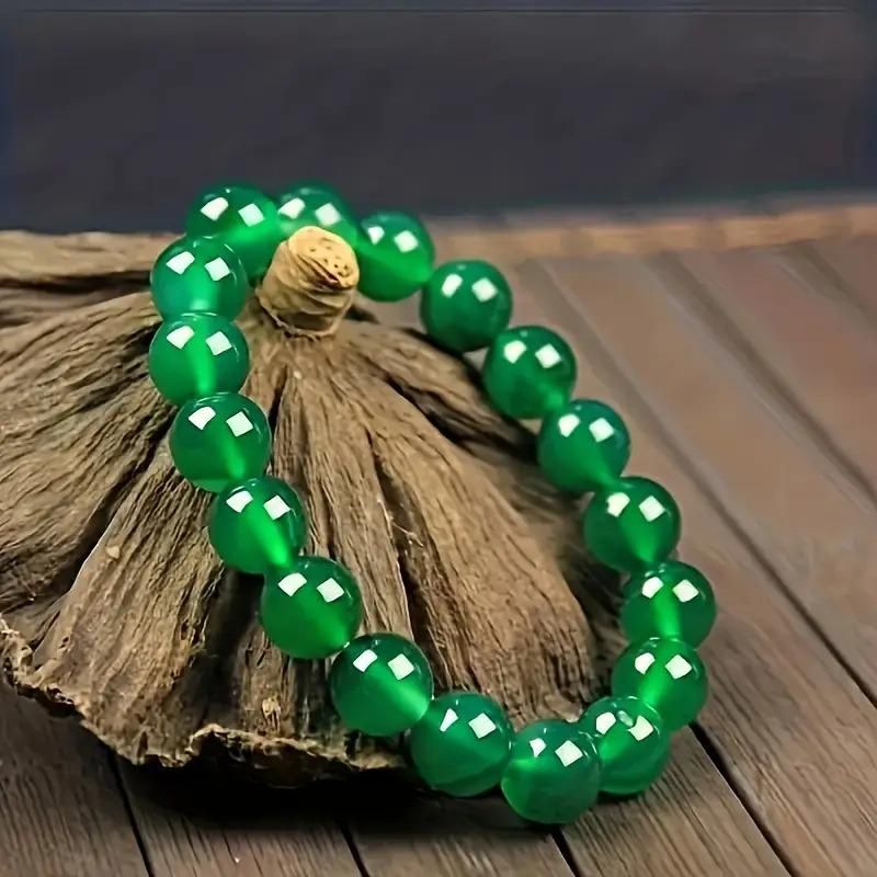 green jade bracelet natural healing stone bracelet pack of 2 unisex, natural green jade healing stone bracelet set pack of two,