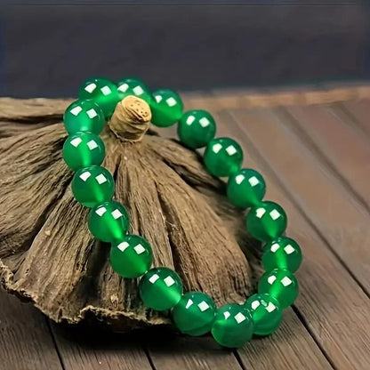 green jade bracelet natural healing stone bracelet pack of 2 unisex, natural green jade healing stone bracelet set pack of two,