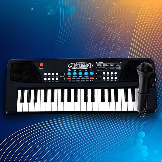 Portable Piano Keyboard Toy with Microphone, USB Cable & Sound Recording Function, piano keyboard toy, kids piano with microphone, portable piano keyboard, USB powered piano keyboard, sound recording piano toy, analog keyboard for kids, musical keyboard with USB cable, plastic piano toy, portable music keyboard, kids sound recording piano, piano toy with microphone and USB


