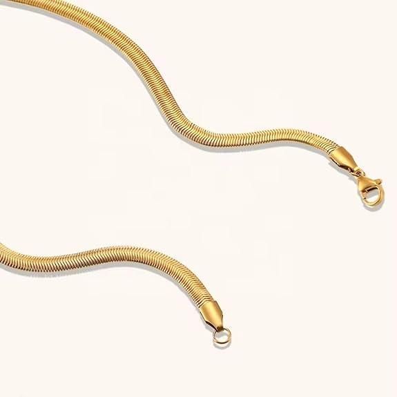  gold plated snake chain for men casual wear, stainless steel golden chain necklace for men, men’s casual gold necklace with snake chain design, gold plated stainless steel chain for daily wear, stylish golden snake chain necklace for men, durable gold plated chain for men, men’s fashion snake chain in gold color, lightweight gold plated stainless steel necklace, trendy golden chain for men casual outfits