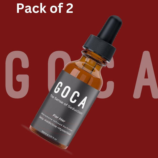 GOCA Pheromone Infused Perfume for Women 30ML Pack of 2 – Long Lasting & Natural, pheromone perfume for women, long lasting perfume for women, natural pheromone perfume, seductive perfume for her, floral spicy musk perfume, luxury women’s perfume, compact travel perfume, perfume pack of 2, safe perfume for sensitive skin, dermatologically tested perfume, elegant women’s fragrance, natural extract perfume, daily wear perfume for women, special occasion perfume for women, perfume with pheromones