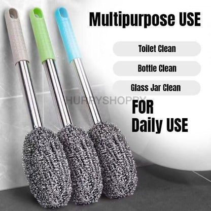 bottle jar toilet cleaner brush scrubber heavy-duty plastic and steel toilet cleaning brush for bathroom and kitchen, best toilet cleaning brush heavy duty for Indian bathroom, durable toilet cleaner brush for deep cleaning India, plastic steel toilet scrubber brush for Indian toilets