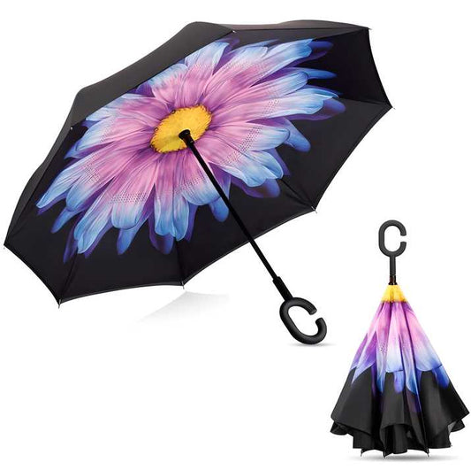 Double Layer Strong Waterproof Foldable Umbrella with C-Shape Handle, double layer umbrella, waterproof umbrella, strong windproof umbrella, foldable travel umbrella, umbrella with c-shape handle, lightweight waterproof umbrella, polyester umbrella, fiber glass frame umbrella, travel umbrella waterproof, men’s waterproof umbrella, women’s waterproof umbrella, durable waterproof umbrella

