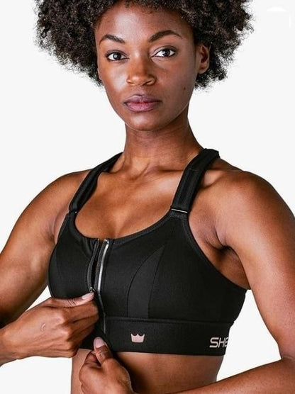  women’s sports bra for maximum support and comfort, adjustable closure sports bra for fitness and yoga,