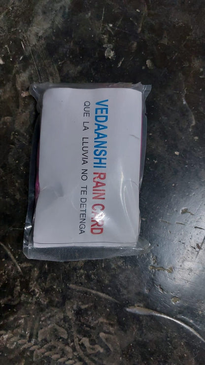 wallet rain cover, card raincoat reusable, rain protector for wallet cards, wallet raincoat India, compact raincoat set, wallet rain guard,