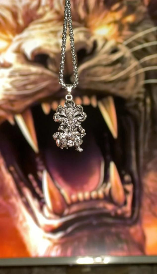 Narsimha Pendant with Chain for Men | Silver Plated Spiritual Necklace | Alloy/Stainless Steel Hindu God Jewelry, Narsimha pendant, Lord Narsimha pendant for men, Narsimha chain for men, silver plated Narsimha pendant, stainless steel Narsimha locket, spiritual pendant for men, Narasimha dev pendant necklace, alloy Narsimha pendant chain, Narsimha jewelry India, men’s religious pendant, Narsimha deity pendant, Hindu god Narsimha pendant, casual spiritual jewelry, divine protection pendant, Narsimha chain 