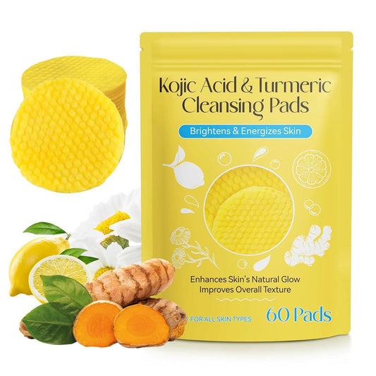 Turmeric Kojic Acid Cleansing Pads Pack of 20 – Skin Brightening & Exfoliating Pads for Face, turmeric kojic acid cleansing pads, kojic acid face pads India, turmeric cleansing pads for glowing skin, cleansing pads for dark spots, kojic acid skin brightening pads, face exfoliating pads with turmeric, skin lightening pads with kojic acid, cleansing pads for oily and acne-prone skin, turmeric pads for skin whitening, kojic acid turmeric pads pack of 20, natural cleansing pads for face, best exfoliating pads 