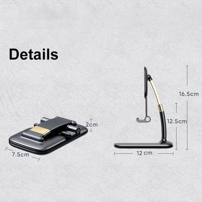 foldable desktop device stand, mobile kickstand desk