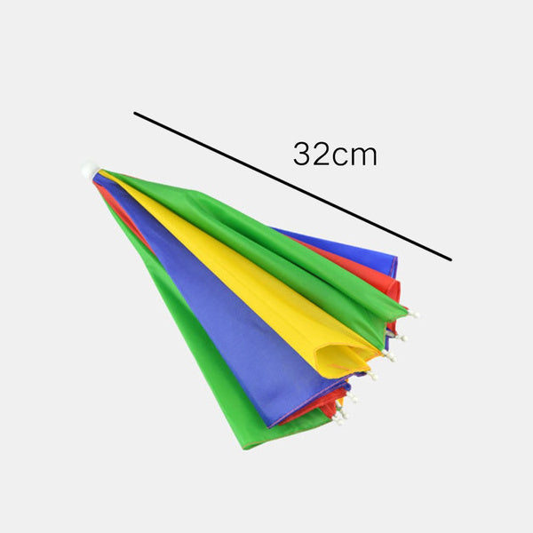 Sun and rain protection umbrella hat, hands-free. umbrella hat, hands-free umbrella cap, kids rain cap, multicolor umbrella hat, head umbrella, sun protection cap, funny umbrella hat, nylon rainbow hat, fishing umbrella hat, umbrella cap for men and women