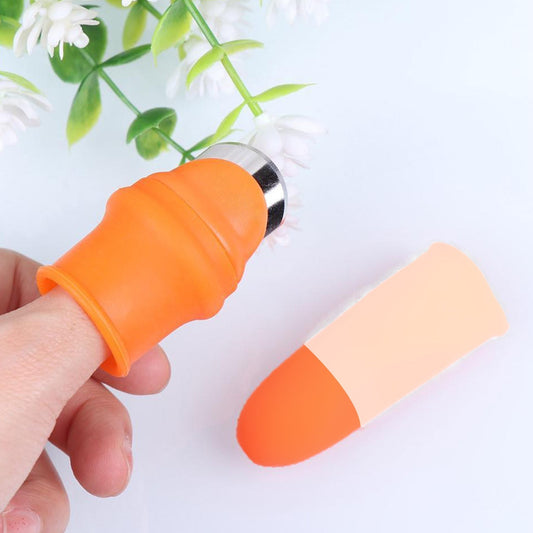 Thumb cutter with sharp blade for precise vegetable cutting, vegetable thumb cutter, thumb knife for vegetables, small vegetable cutter, kitchen cutting tool, thumb blade cutter, finger cutter knife, mini vegetable slicer