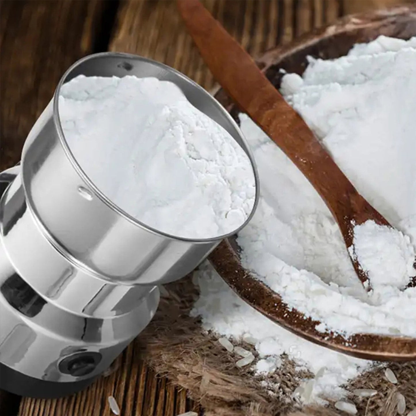 Electric stainless steel mini smash machine. mini electric grinder, portable spice grinder, mixer grinder 150W, stainless steel grinder, dry masala grinder, coffee bean grinder, compact kitchen grinder