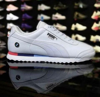 Puma white men’s casual shoes online, lightweight daily wear sneakers men, white synthetic lace-up shoes men, men’s Puma casual shoes white, daily wear synthetic sneakers men India, Puma white lace-up shoes men online, comfortable men’s white casual shoes,