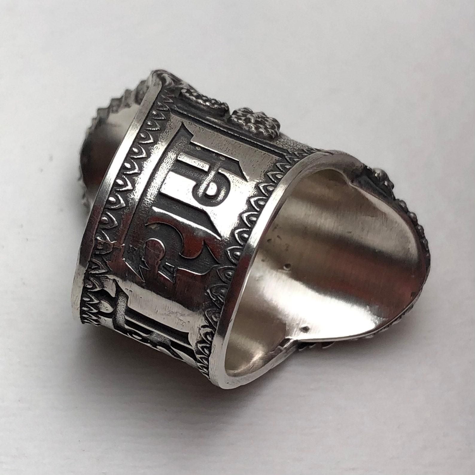 hanuman sterling silver ring for men, spiritual bajrangbali silver ring for men, silver hanuman ring for daily wear, bajrangbali ring in sterling silver,