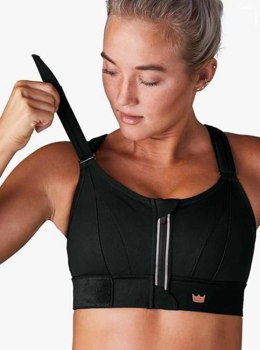 Ultimate High Impact Sports Bra for Women – Nylon Spandex, Hook & Loop Closure, women’s high impact sports bra, ultimate sports bra for women, nylon spandex sports bra, breathable sports bra for running, supportive workout bra, hook and loop sports bra, pack of 1 sports bra, high support sports bra for gym, comfortable sports bra for yoga, moisture-wicking sports bra women, hand wash sports bra, seamless high impact bra, sports bra for intense workouts, sports bra with hook closure, durable sports bra 