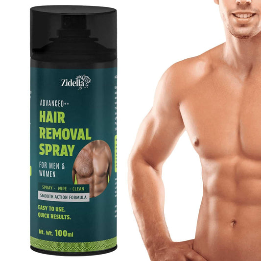 Zidella Safe Hair Removal Spray 100 ml – Unisex Body & Chest Hair Remover, hair removal spray, body hair remover spray, hair remover spray for men, hair removal spray for women, chest hair removal spray, unisex hair removal spray, safe hair removal spray, fast hair remover spray, hair removal cream spray, hair removal spray for sensitive skin, easy hair removal spray, hair remover spray for balls, Zidella hair removal spray, painless hair removal spray, effective body hair remover

