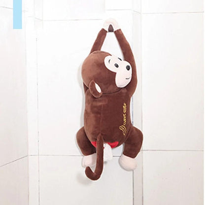tissue box holder, monkey tissue box, plush tissue box cover, cartoon tissue box holder, kids tissue box cover, tissue box dispenser, decorative tissue box holder, kids room tissue holder, soft plush tissue box, monkey plush tissue box, tissue box for home décor, cartoon tissue box cover, kids décor tissue box, tissue box cover for kids, monkey design tissue holder

