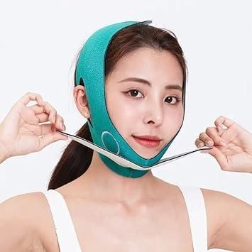 V-shaped chin up face lift strap for women India, anti-wrinkle face lifting belt, natural skin tightening face strap, face contouring belt for wrinkle reduction