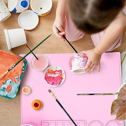 silicone craft mat for kids India, washable art mat for toddlers, kids non-slip silicone mat, reusable mat for painting and crafts, play doh mat for kids, clay activity mat India, art and craft mat for children, silicone mat for kids play, mess-free silicone mat India, washable silicone kids activity mat

