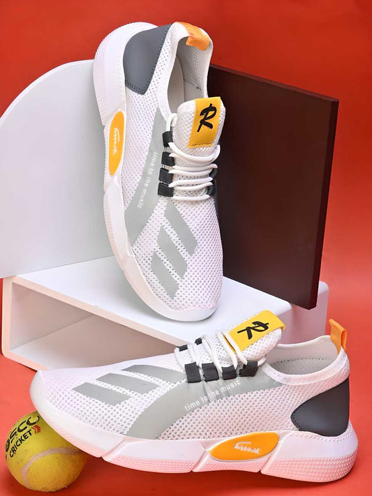 Daily Wear Mens Casual Shoes – White Synthetic Lace-Up Lightweight Footwear, mens casual shoes, daily wear shoes for men, white casual shoes for men, synthetic casual shoes men, men's lace-up casual shoes, lightweight mens casual footwear, pvc sole casual shoes, comfortable casual shoes men, casual shoes online india, men's white synthetic shoes, stylish casual shoes for men, men's everyday shoes