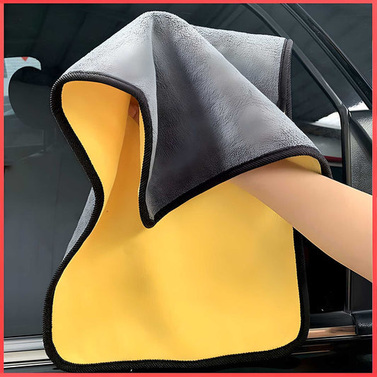 Microfibre Car Cleaning Cloth – Lint-Free Double-Sided Towels (Pack of 2), microfibre car cloth, car cleaning microfiber towel, microfiber car cleaning cloth for washing, microfiber polishing cloth for car, car detailing towel, lint free microfiber cloth for car, scratch free microfiber towel, double sided car microfiber towel, microfiber cloth for bike cleaning, microfiber automotive cleaning cloth, microfiber towel for car interior cleaning, yellow microfiber cloth for car



